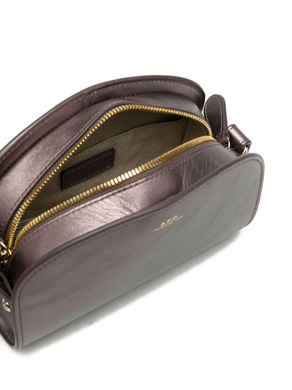 Demi-Lune metallic crossbody bag - 5