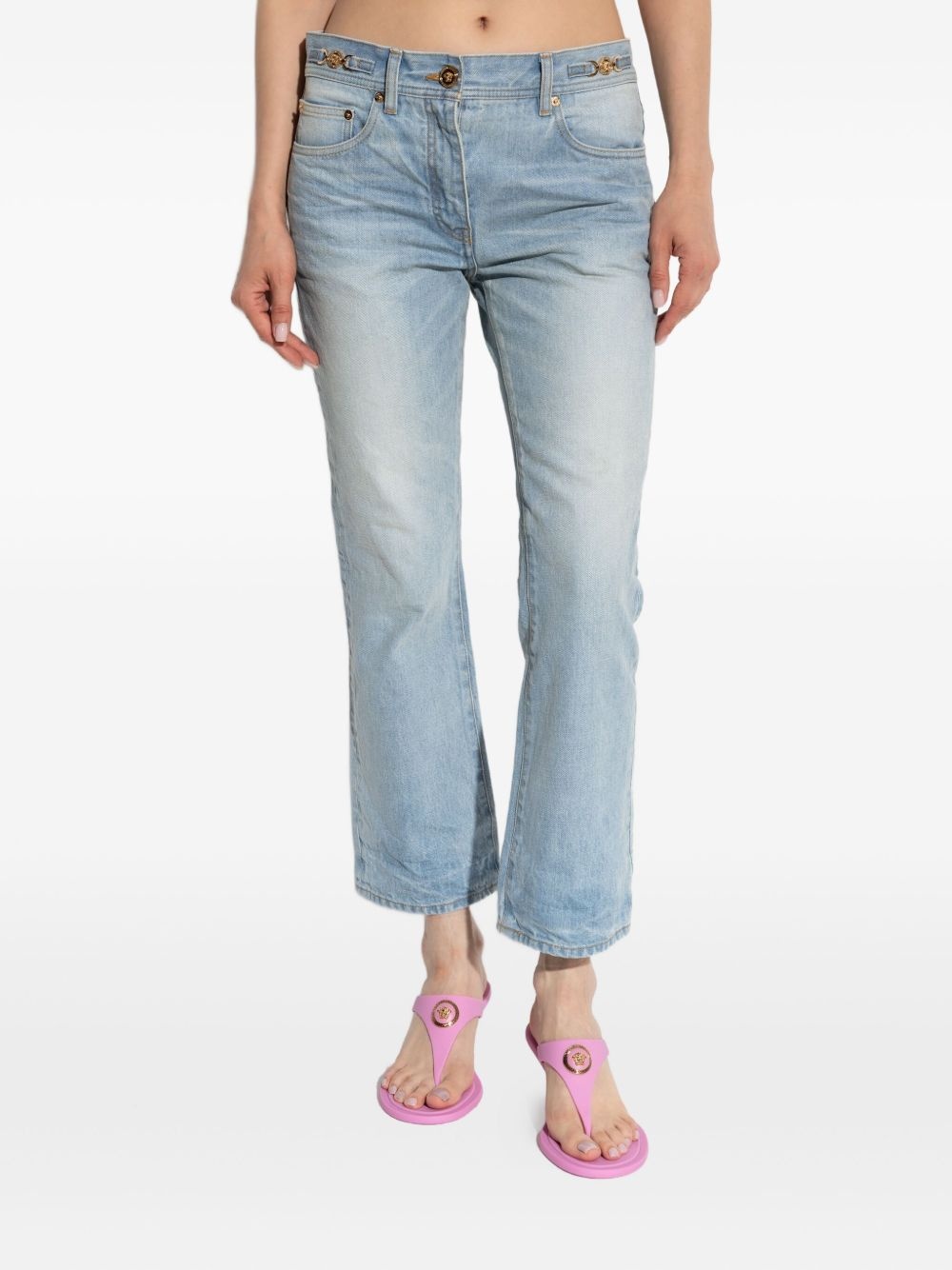 logo-patch jeans - 3