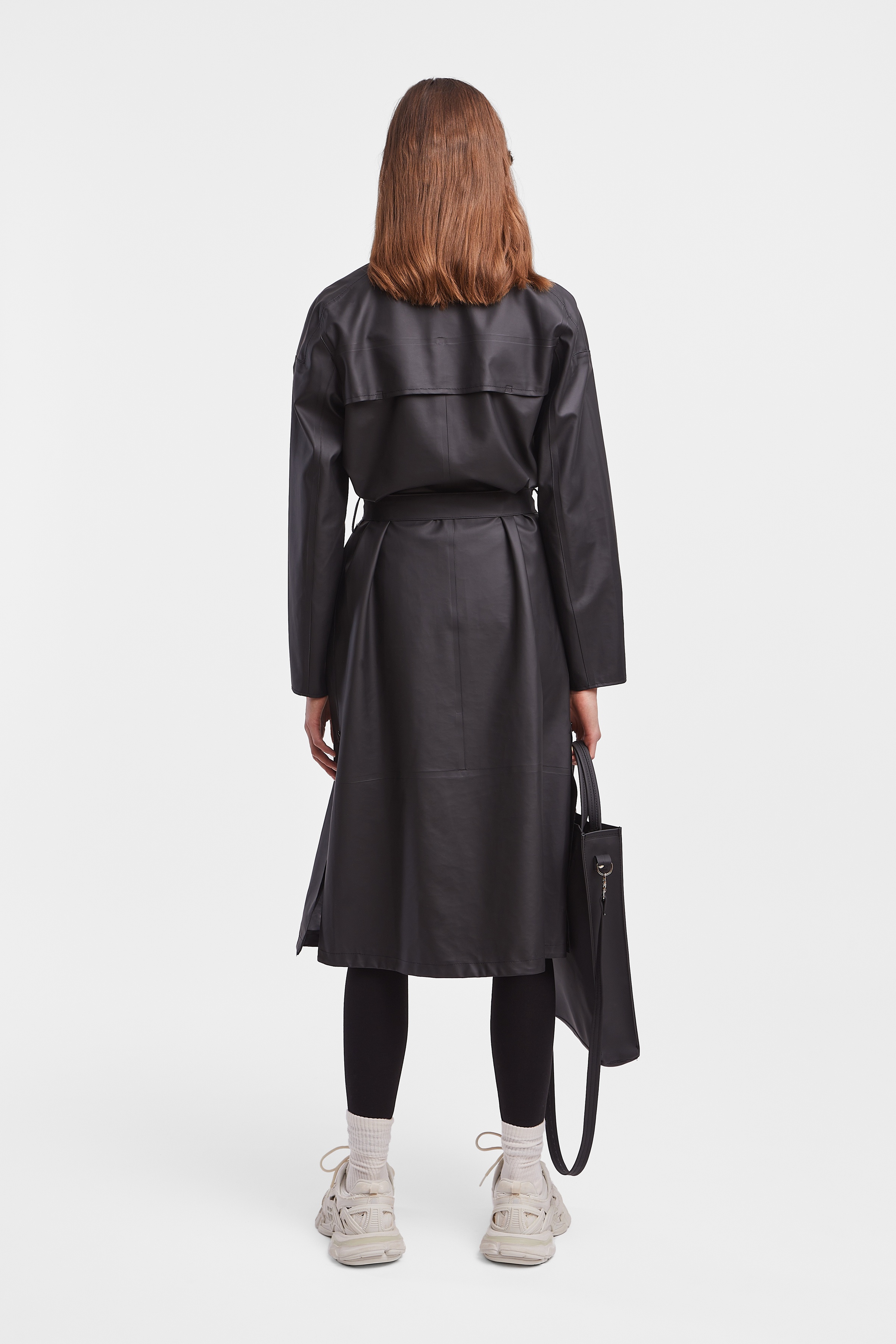 Kista Lightweight Trench Coat Black - 4