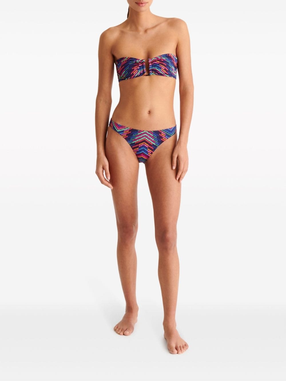 Artifice geometric-print bikini briefs - 3