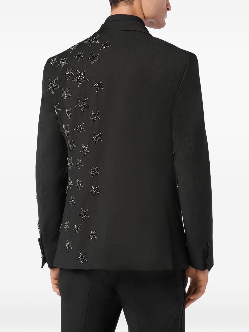 Stars wool blazer - 4