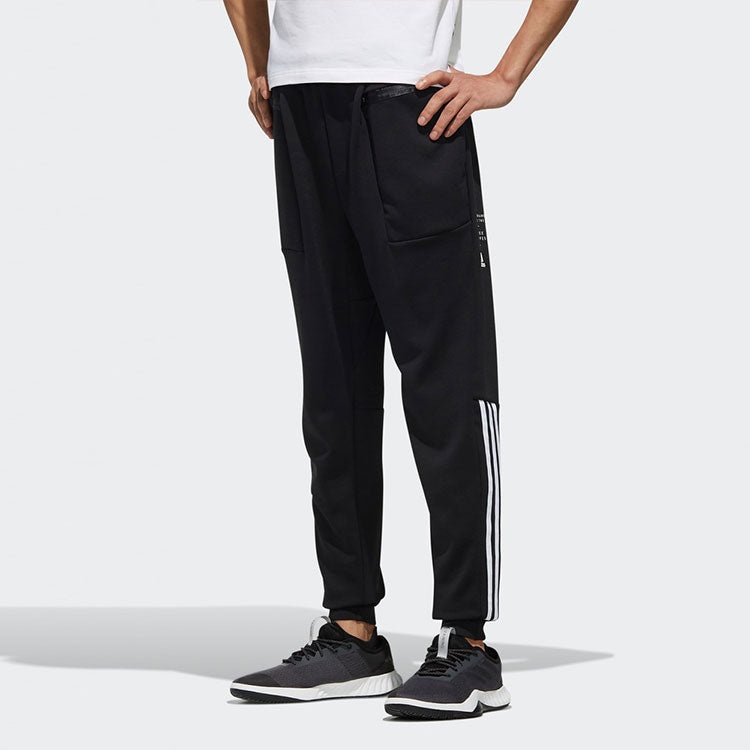 adidas Men s adidas Logo Alphabet Sports Pants Trousers Joggers Black CE9036 REVERSIBLE