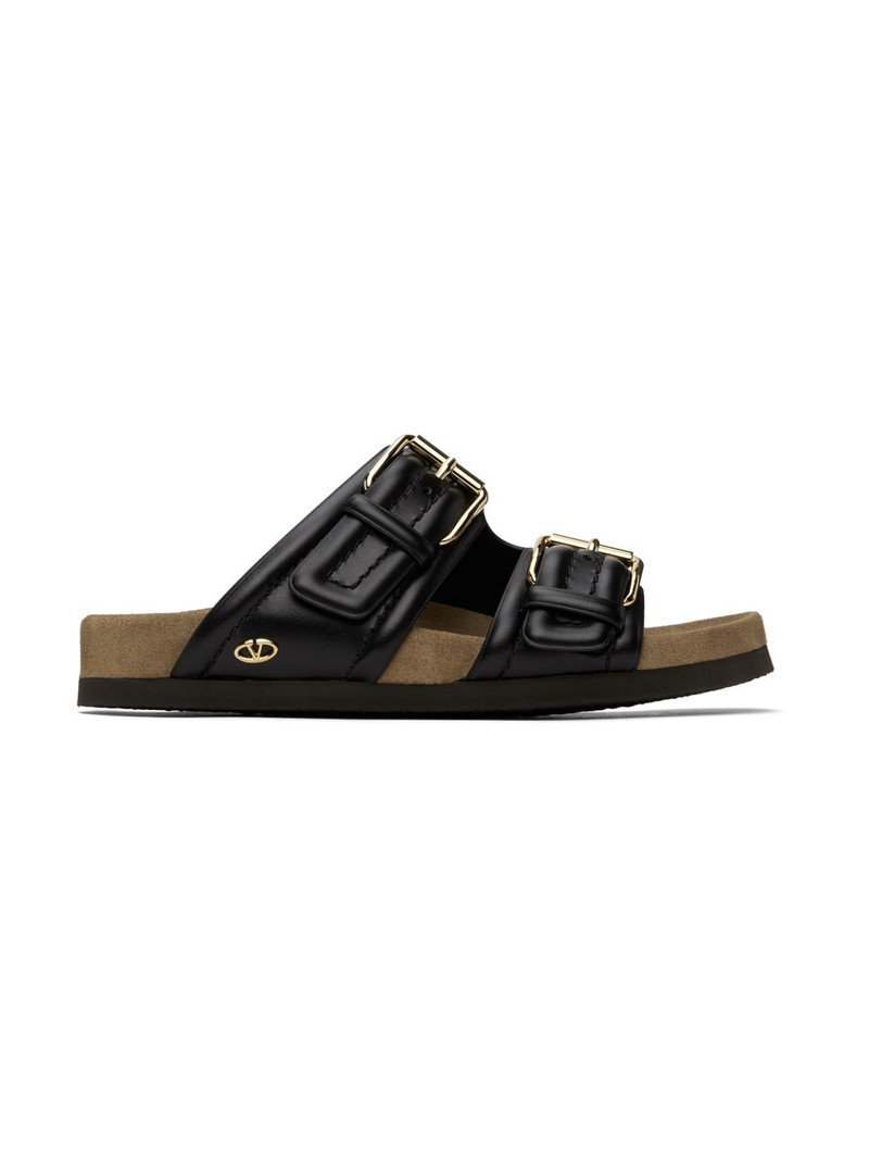 Black Fussfriend Sandals 1