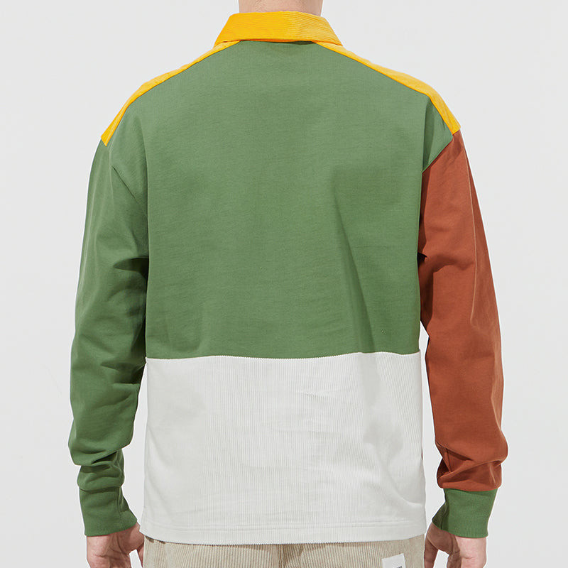 PUMA Retro Color Block Polo Shirt 'Green' 534680-17 4