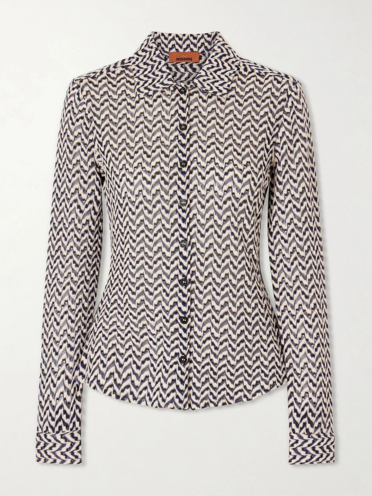 Embellished Crochet-knit Cardigan - 1