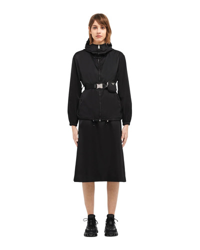 Prada Re-Nylon gabardine caban jacket outlook