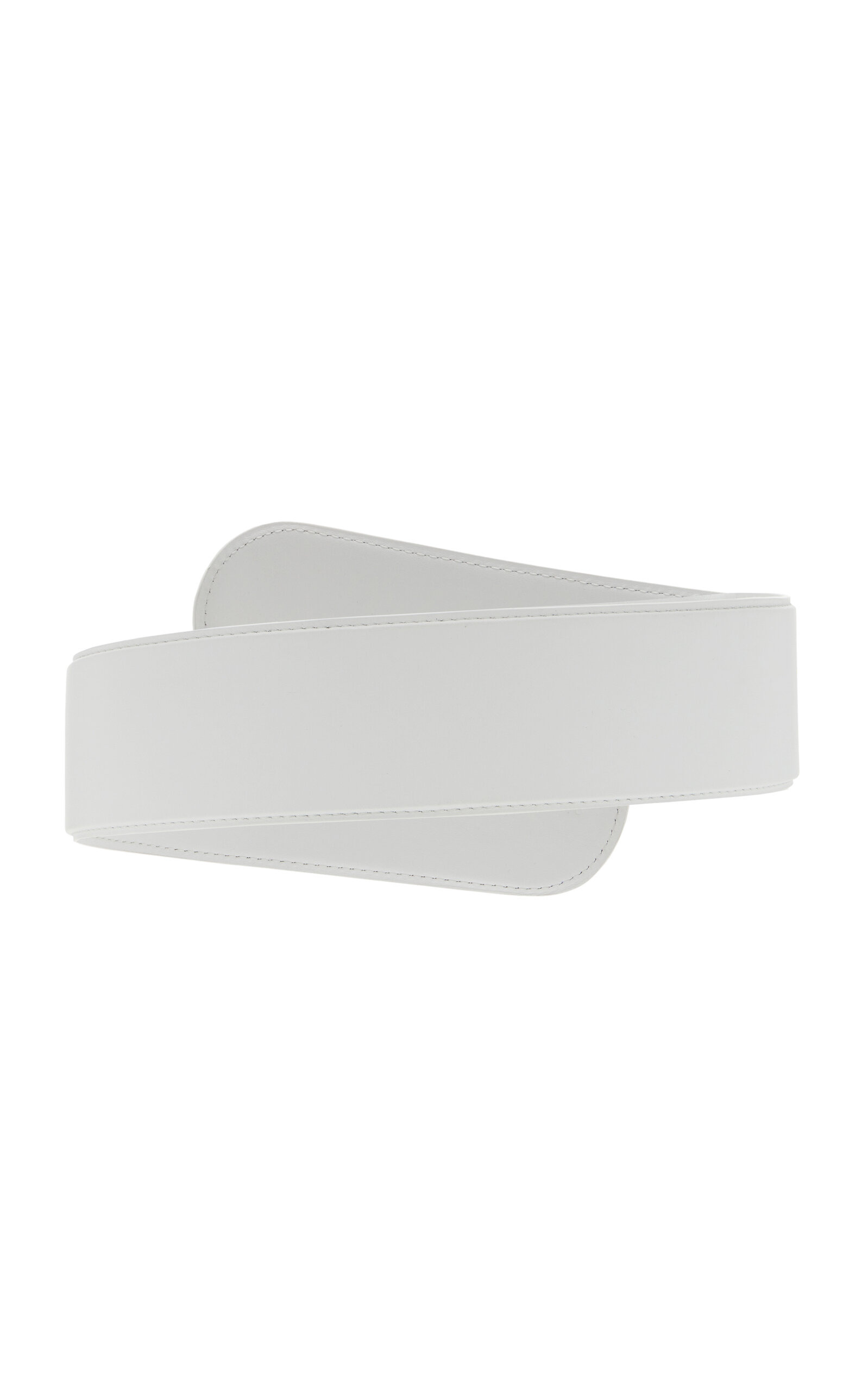 Flex Twist Leather Belt white - 2