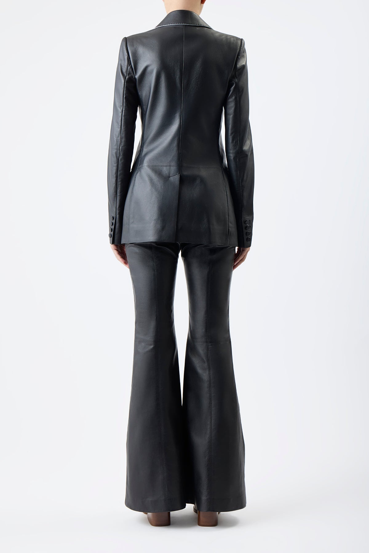 Rhein Pant in Black Leather - 5