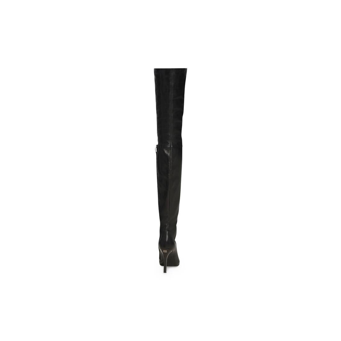 Women's Odeon 100mm Over-the-knee Boot in Black - 5