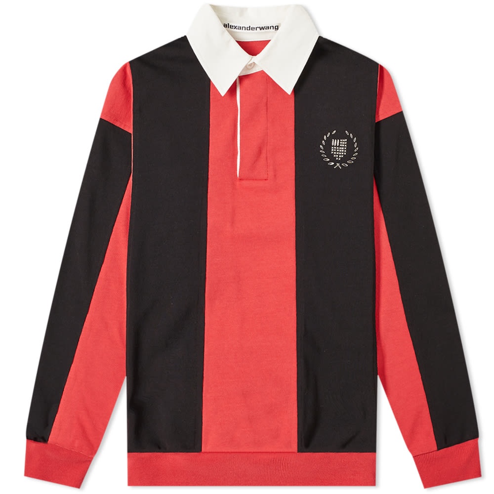 Alexander Wang Striped Motif Rugby Shirt - 1