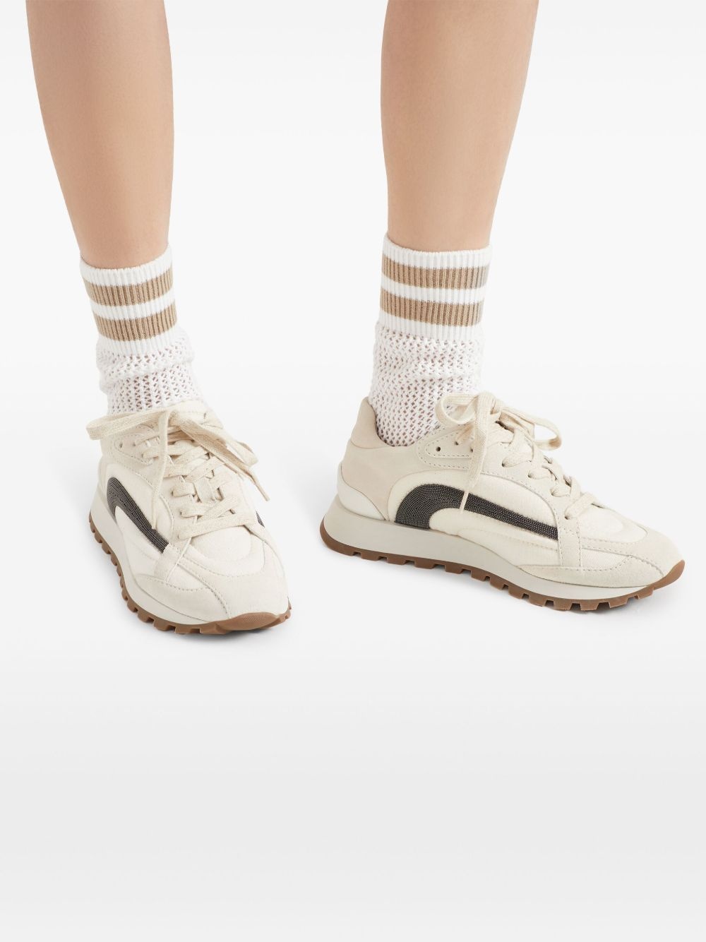 Brunello Cucinelli Women Suede Runners - 4