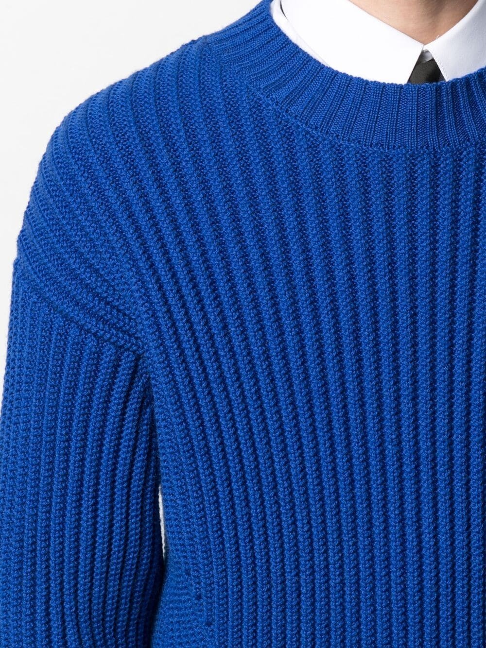 ribbed-knit crew-neck jumper - 5