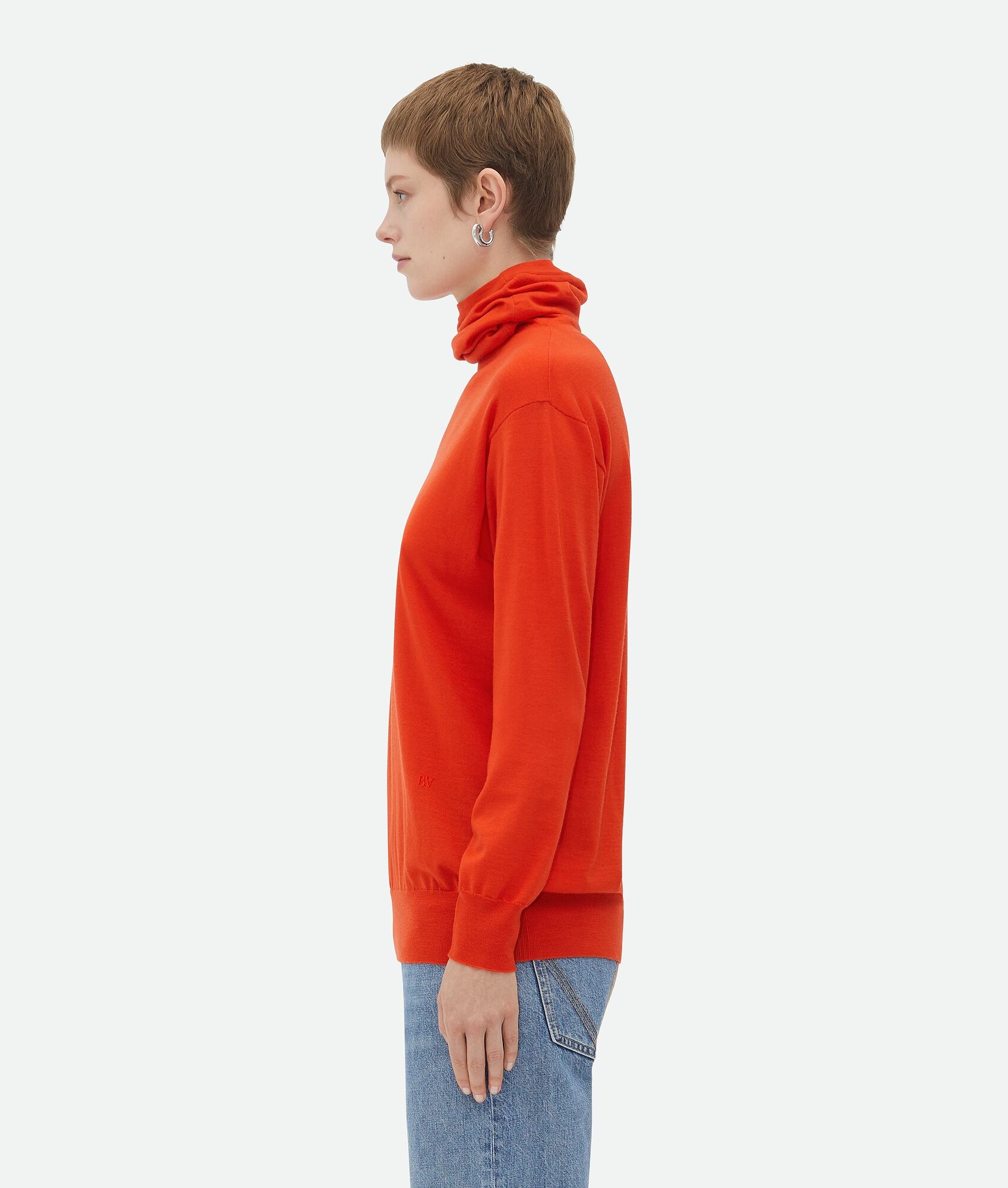 Light Fine Cashmere Hooded Jumper - 2