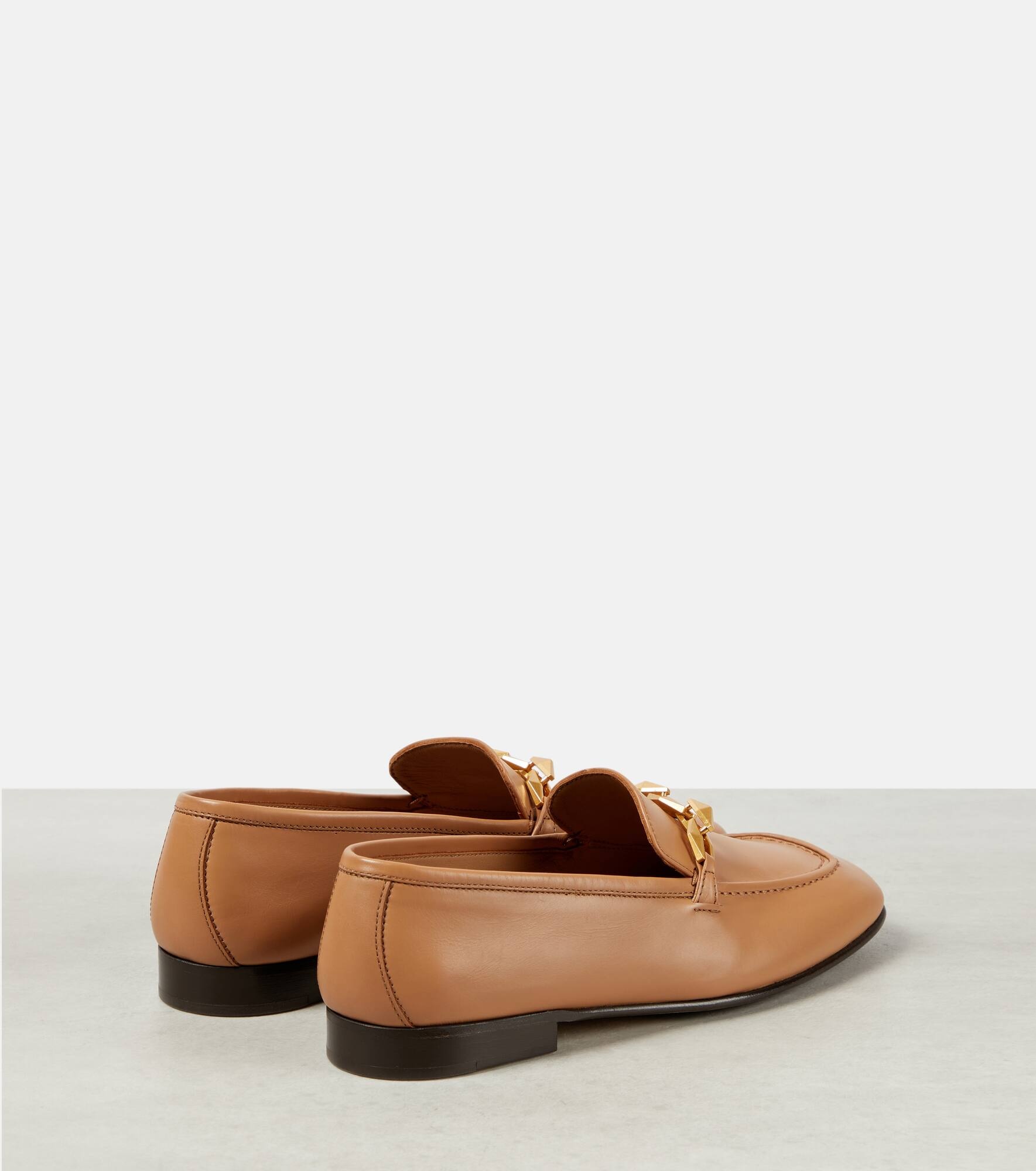 Diamond Tilda leather loafers - 3