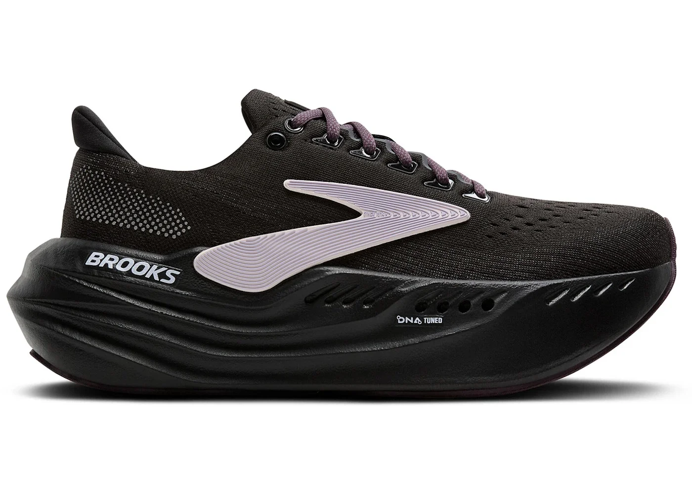 Brooks Glycerin Max Black Orchid Ice Grey (Women's) - 1