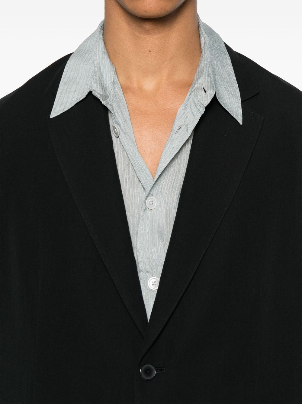 cotton-wool blazer - 5