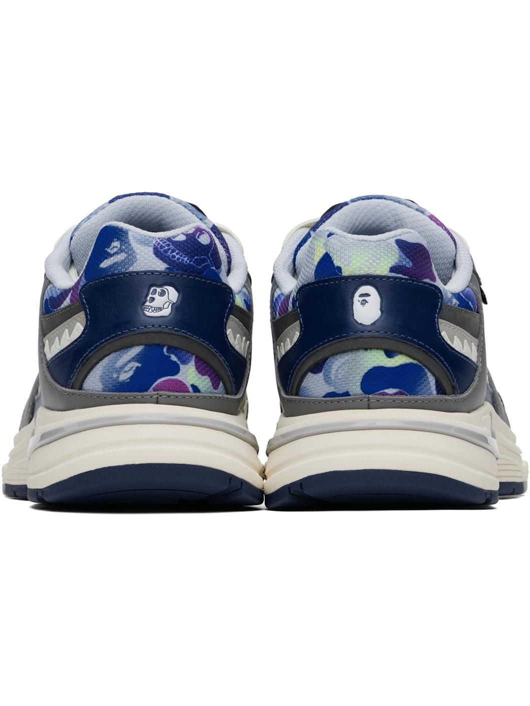 Blue & Gray BAYC Edition Shark Sta Sneakers - 2