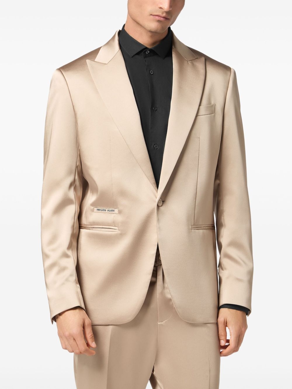 satin blazer - 3