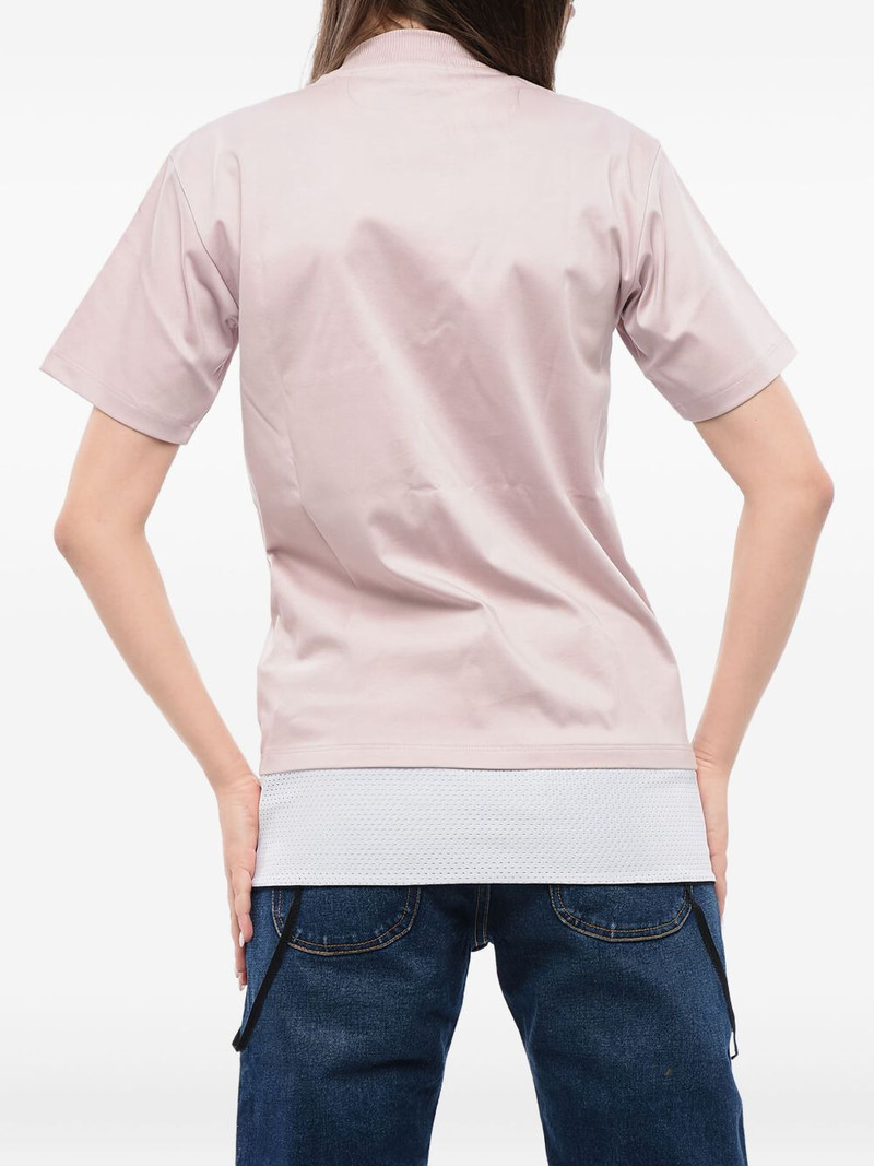 logo-embroidered cotton T-shirt 3