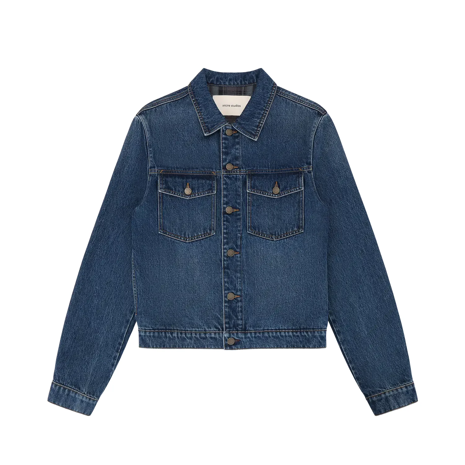 CLASSIC DENIM JACKET MID BLUE - 1