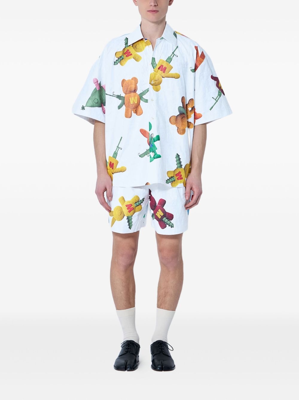 graphic-print shirt - 2