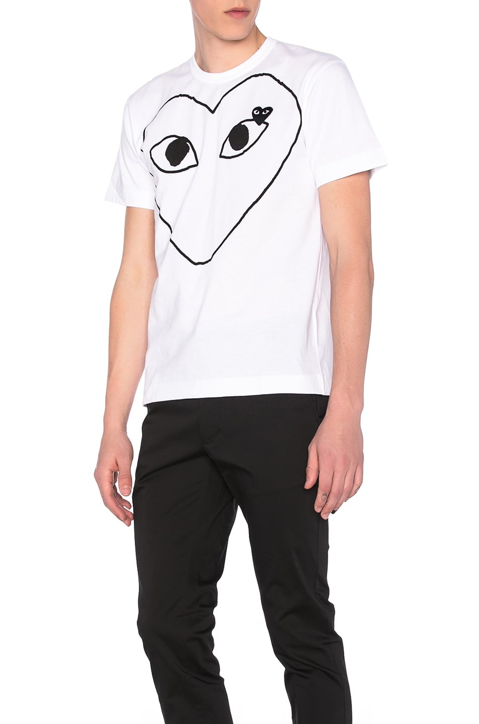 Black Emblem Cotton Tee - 2