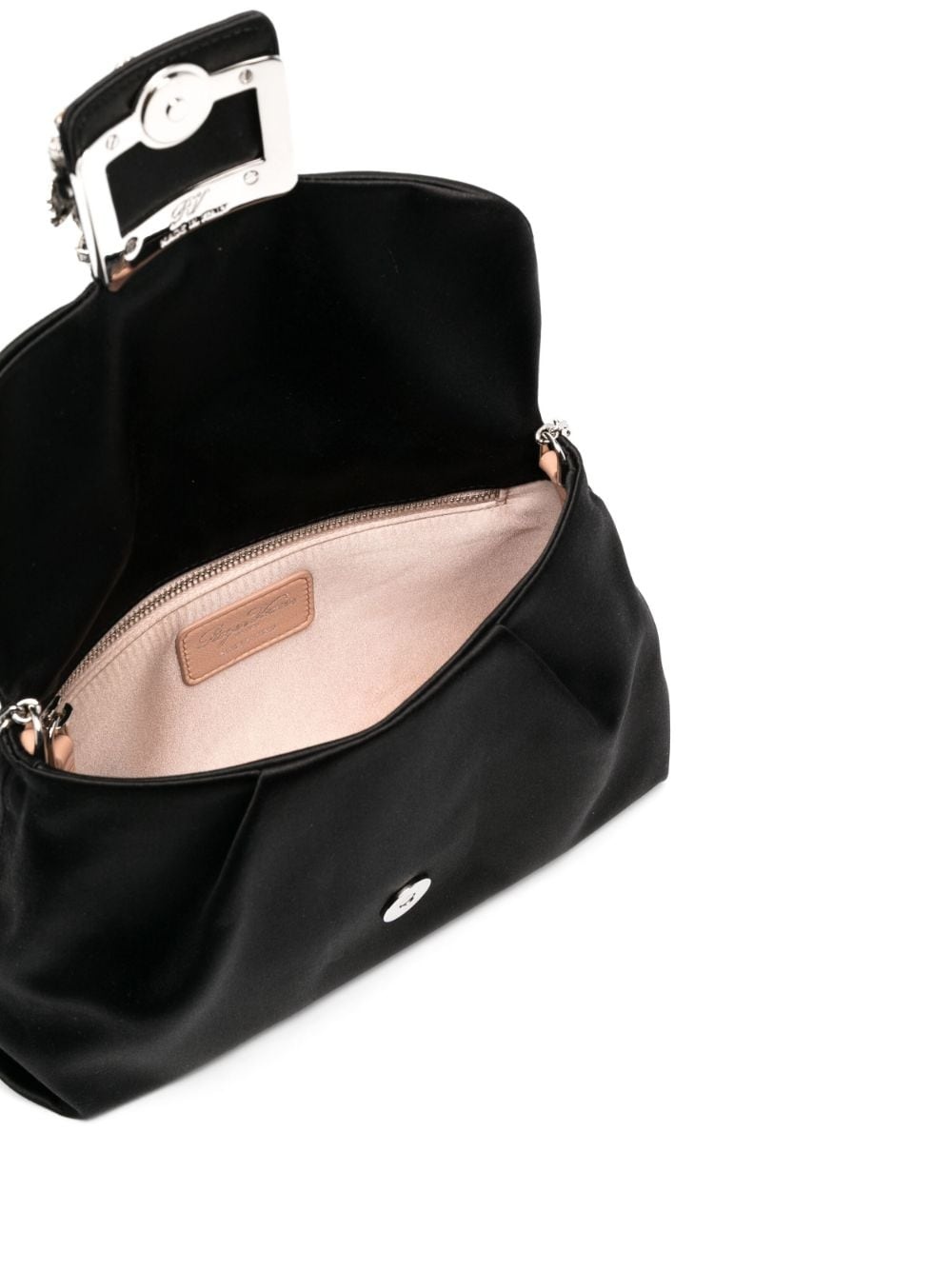 mini DrapÃ© ruched buckle-detail clutch bag - 6