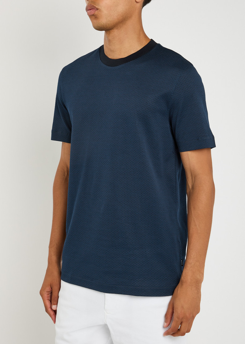 BOSS Boss C-thompson 212 Patterned Fine-knit T-shirt outlook