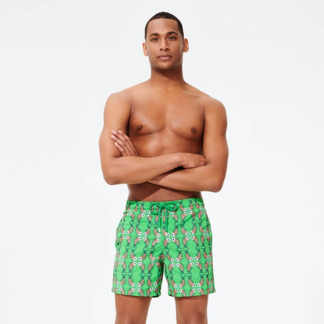 Men Swim Trunks Embroidered Sweet Fishes - Limited Edition - 3