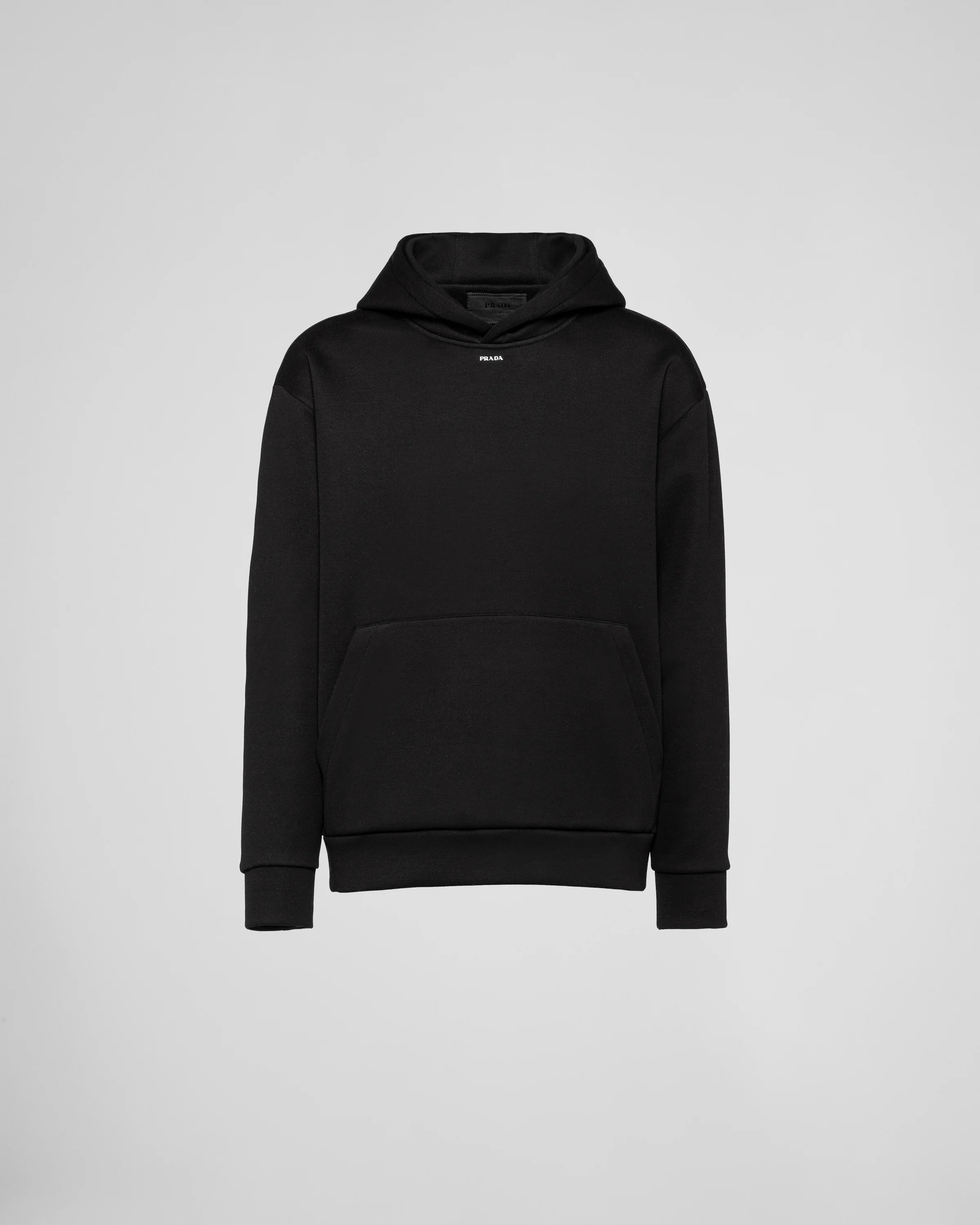 Technical cotton hoodie - 1