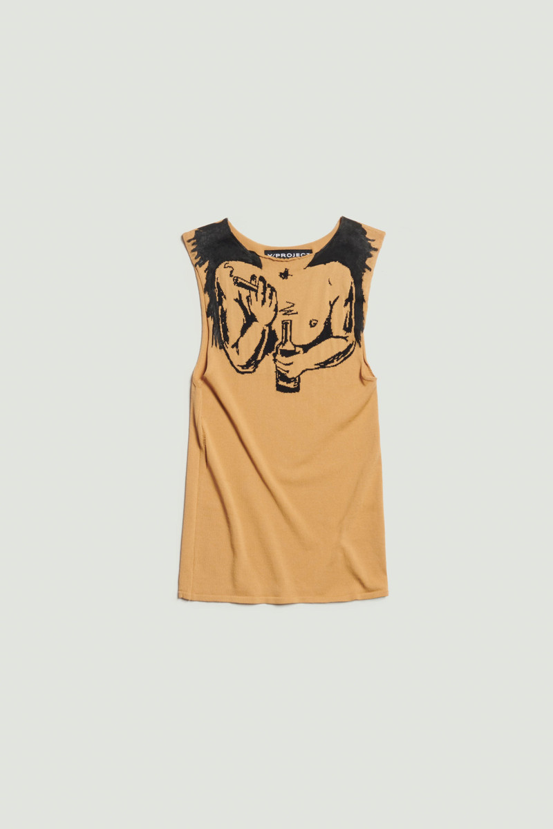 Tattoo Arms Knit Tank Top 1