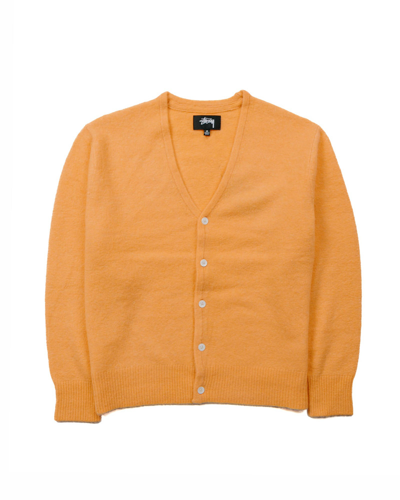 Stüssy Brushed Cardigan Peach - 1