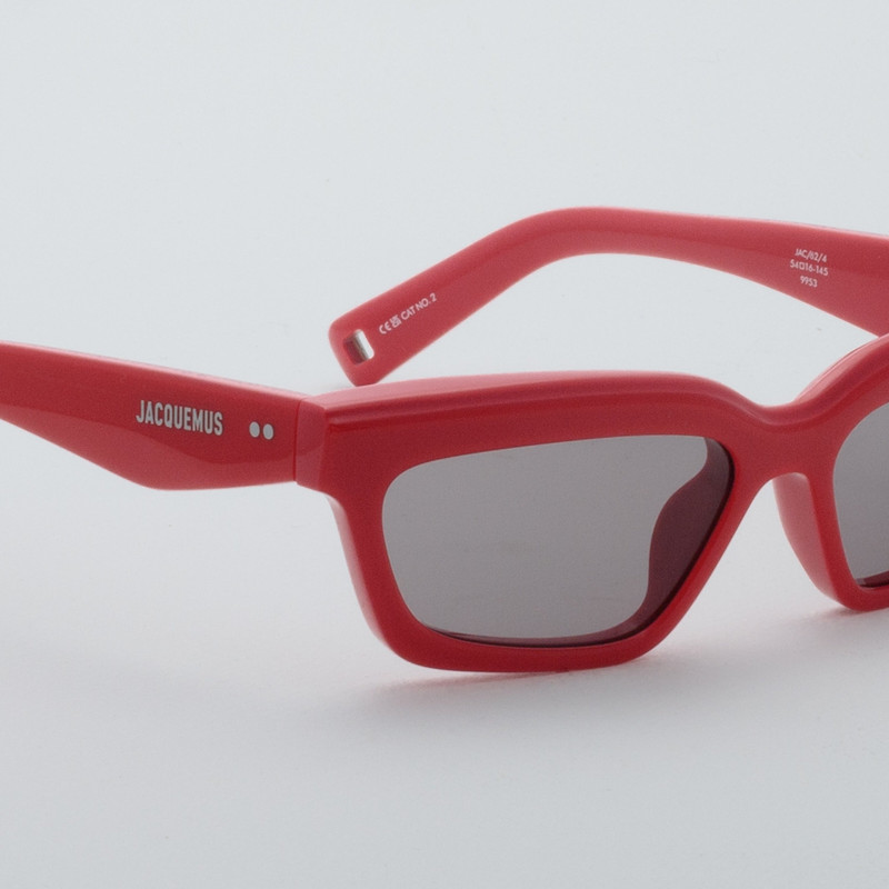 Salon Angular Sunglasses in Red 3