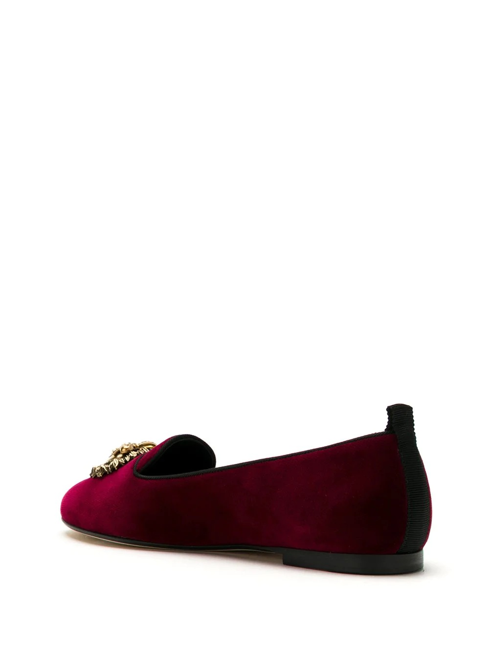 Devotion velvet ballerina shoes - 3