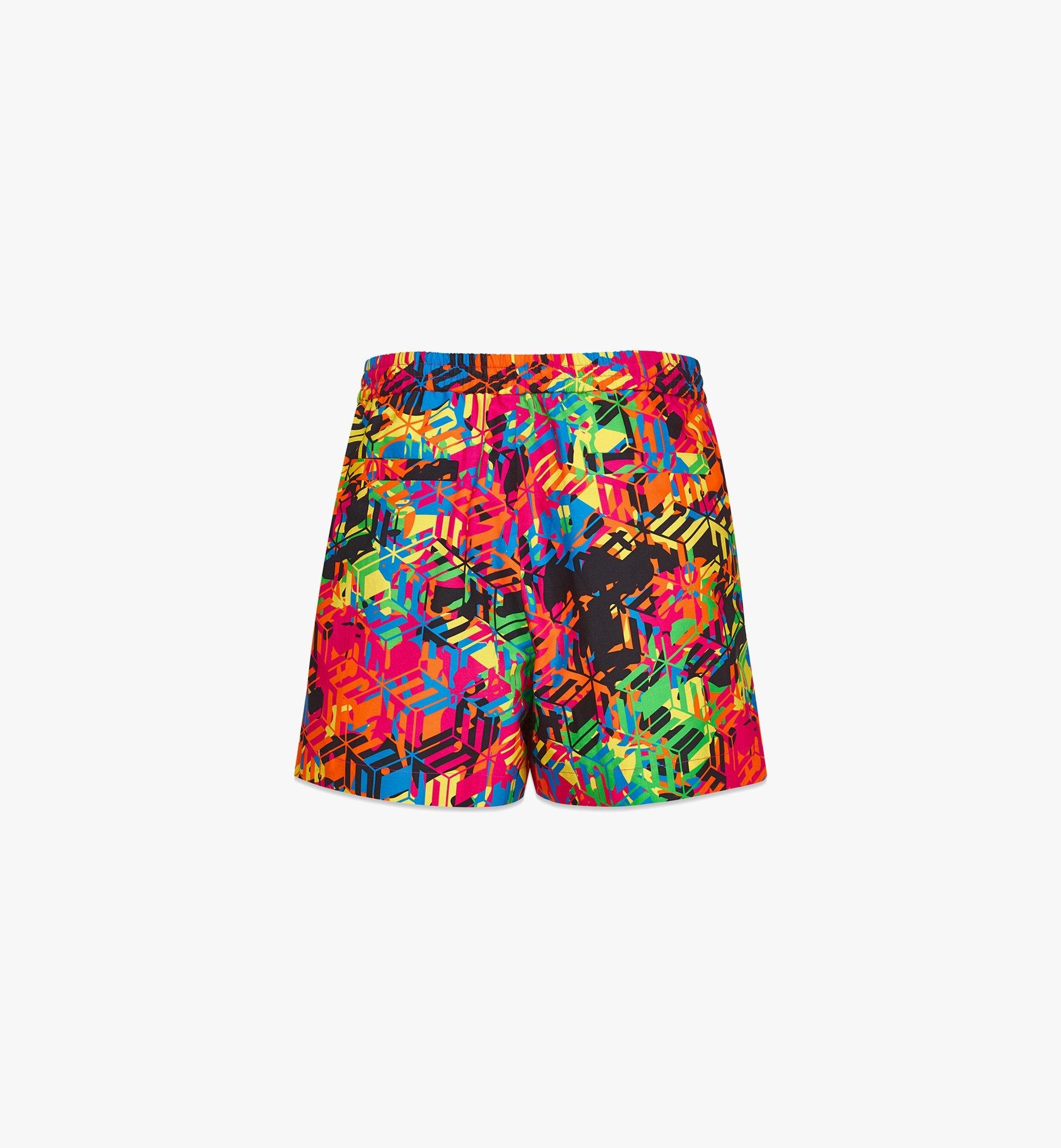 Men’s Cubic Camouflage Monogram Print Shorts - 3