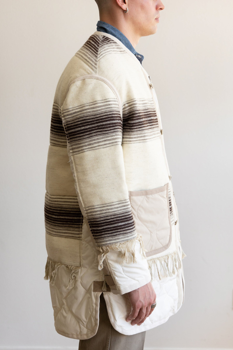 JACKET - NATURAL/BROWN X OFF WHITE 3