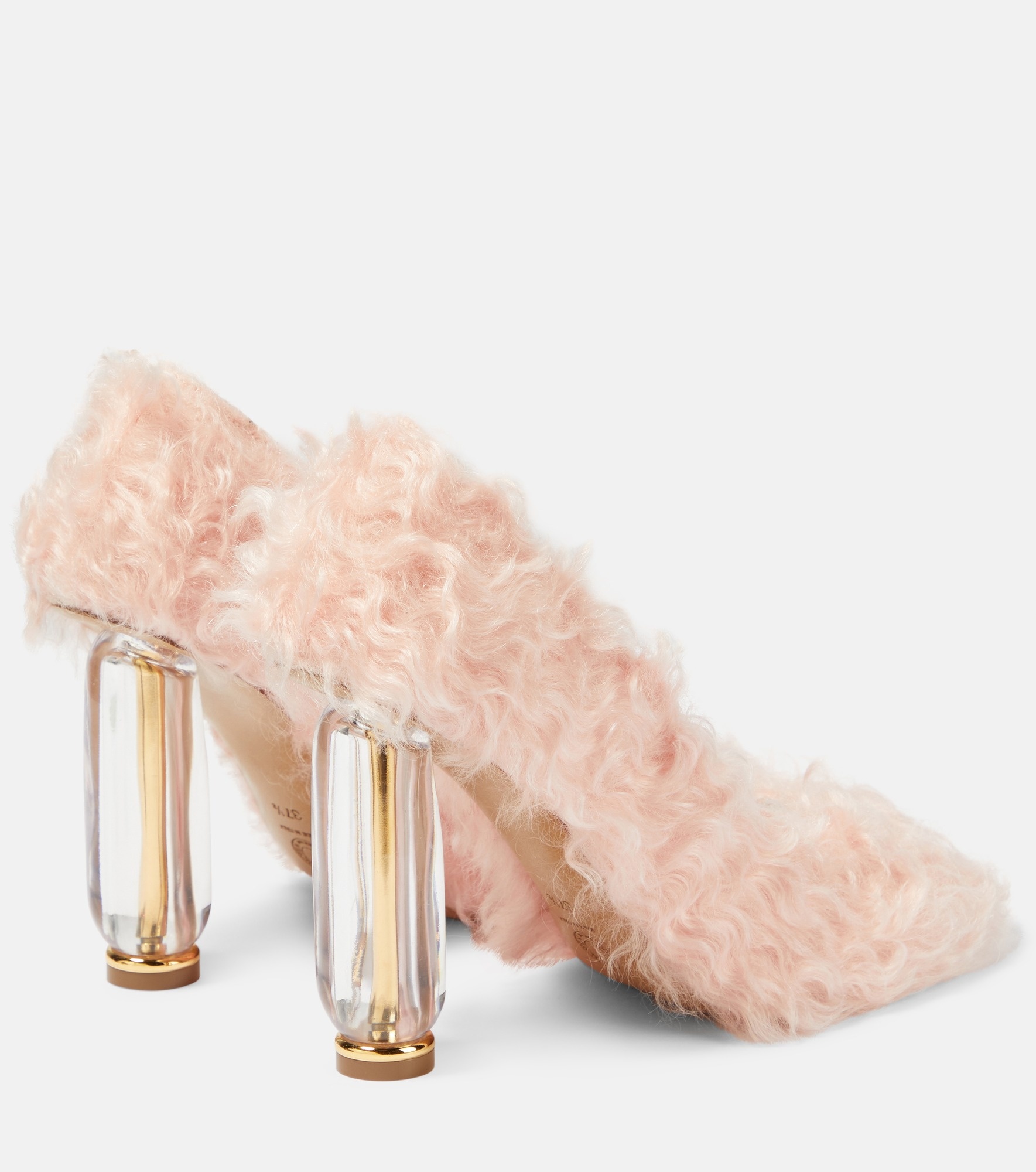 Faux fur pumps - 3