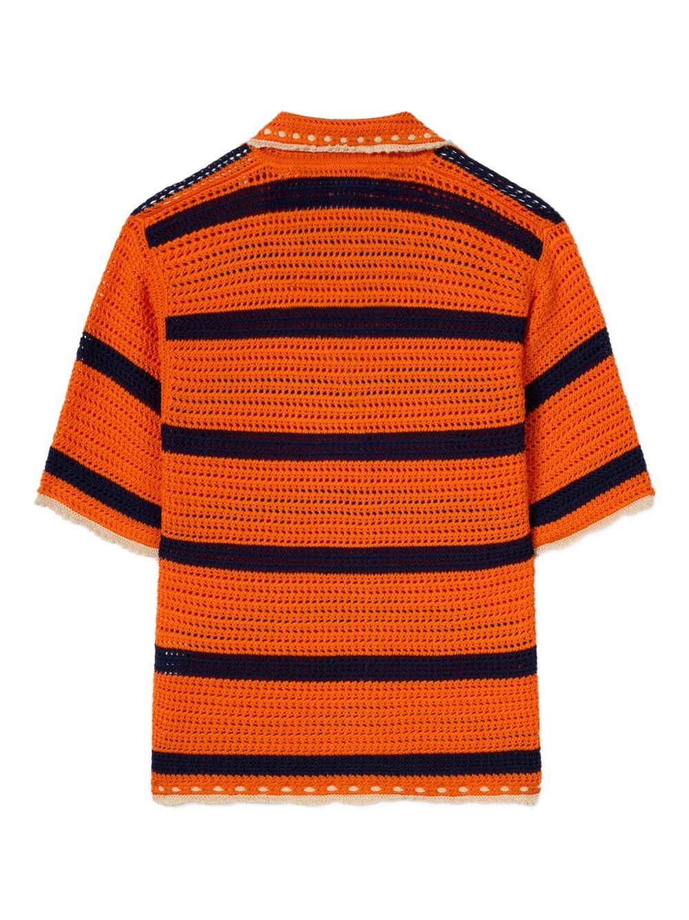 Cerere striped crochet shirt - 4