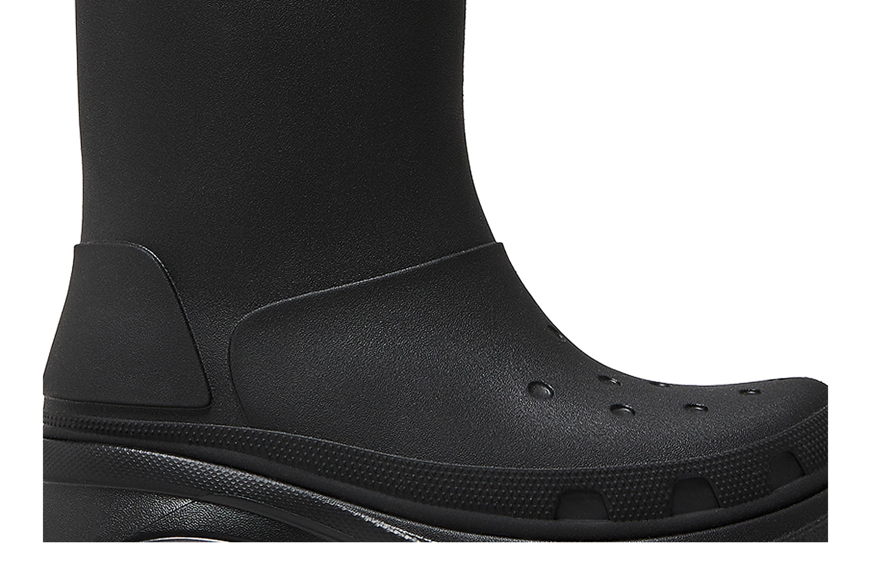 Crocs x Balenciaga Clog Boot 2.0 'Black' - 2