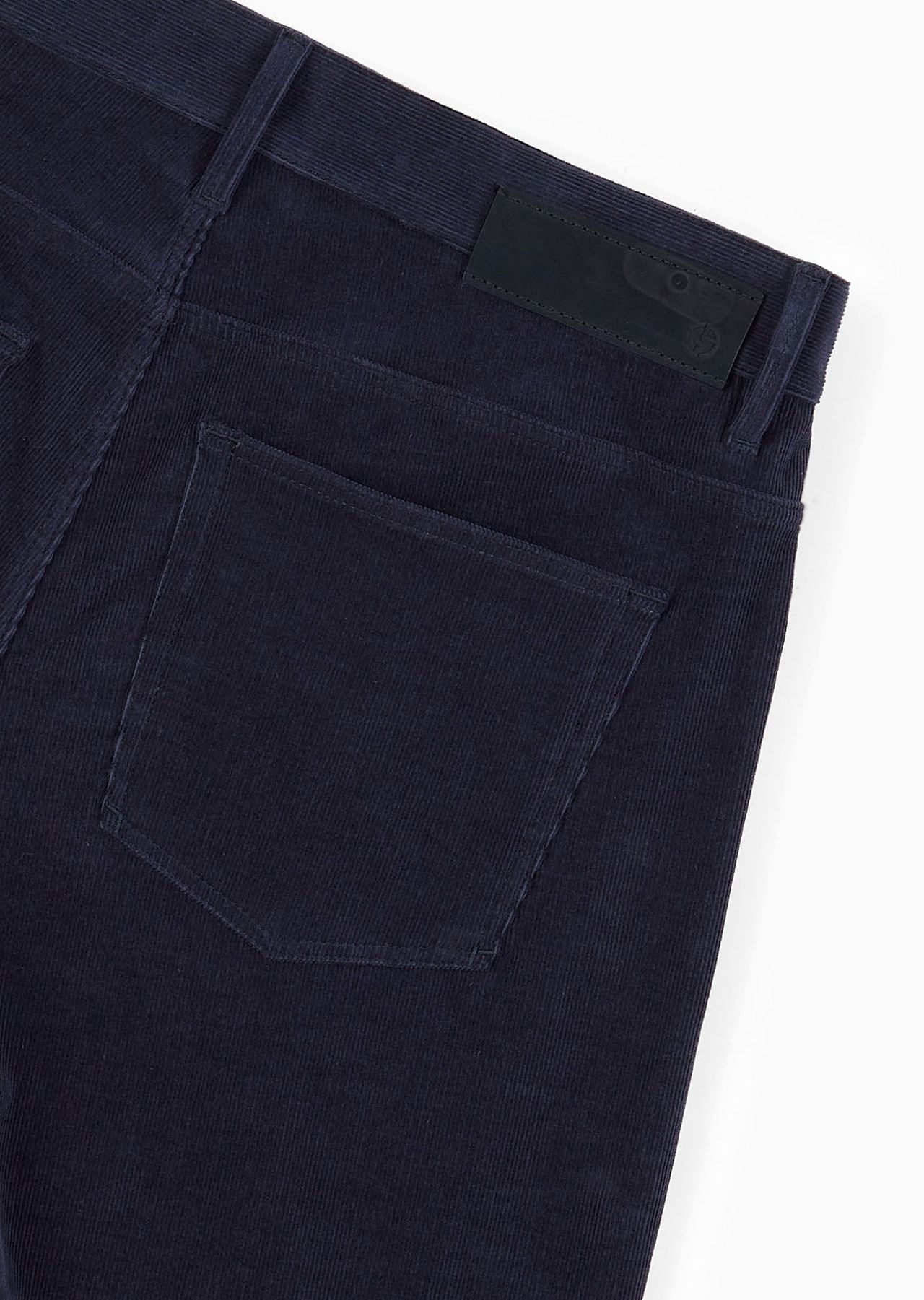 Regular-fit, five-pocket trousers in ribbed cotton and cashmere - 2