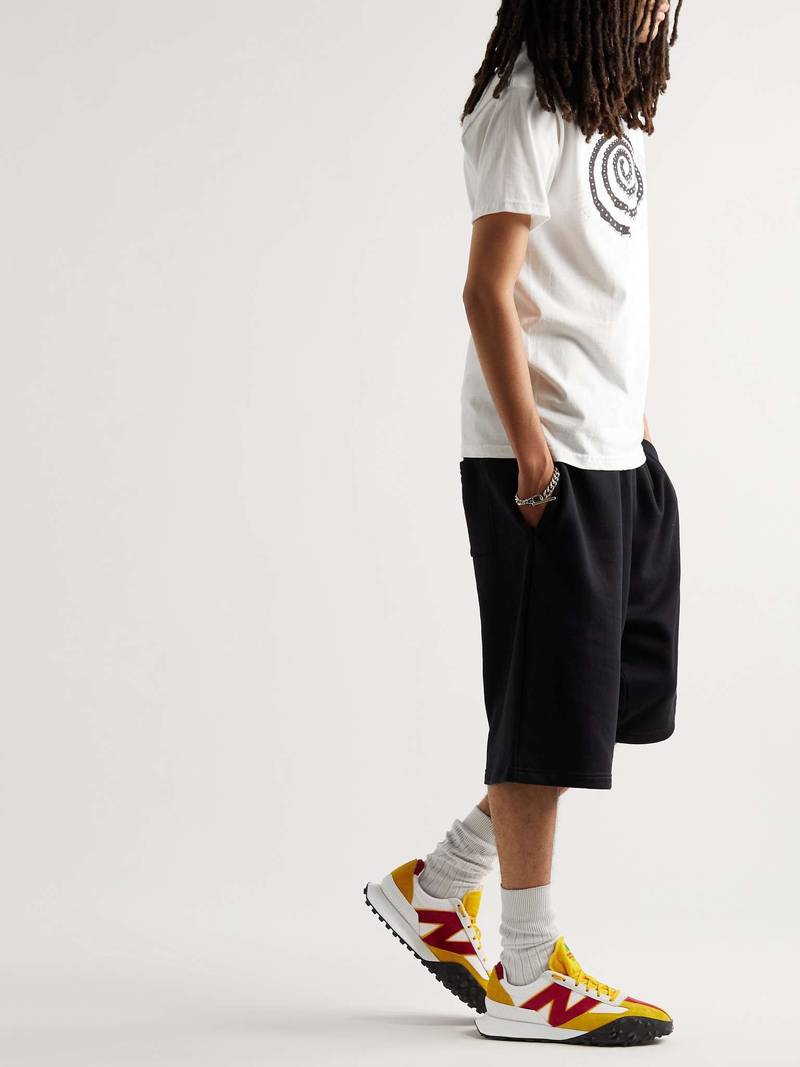 New Balance + Casablanca XC72 스웨이드 가죽 운동화 outlook