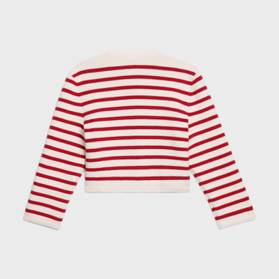 CELINE STRIPED WOOL "CHASSEUR" JACKET outlook