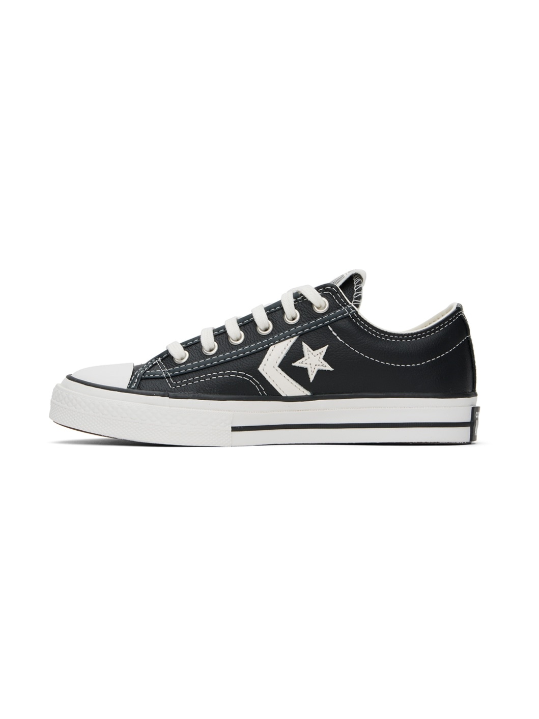 Black Star Player 76 Fall Leather Sneakers - 3