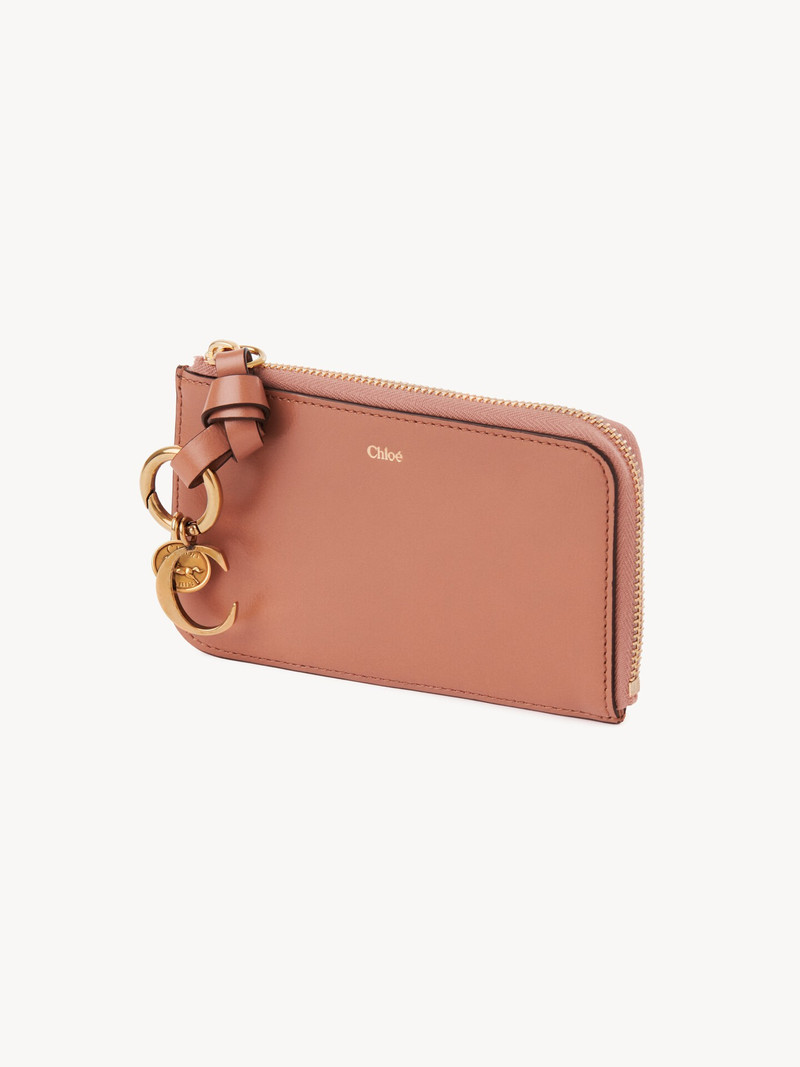 Chloé ALPHABET WALLET IN SHINY LEATHER outlook