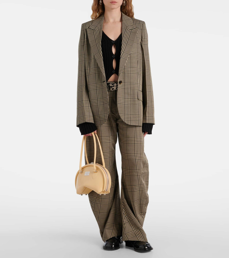 Acne Studios Bowlina Mini leather shoulder bag outlook
