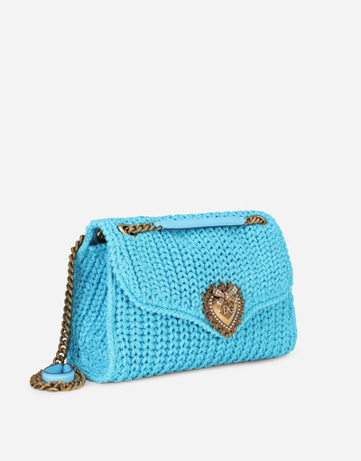 Dolce & Gabbana Large knit Devotion shoulder bag outlook