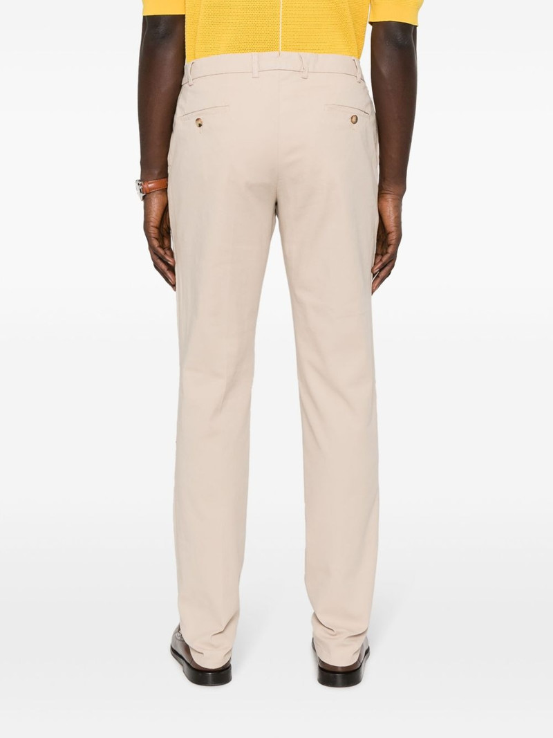slim-fit cotton blend chinos 4