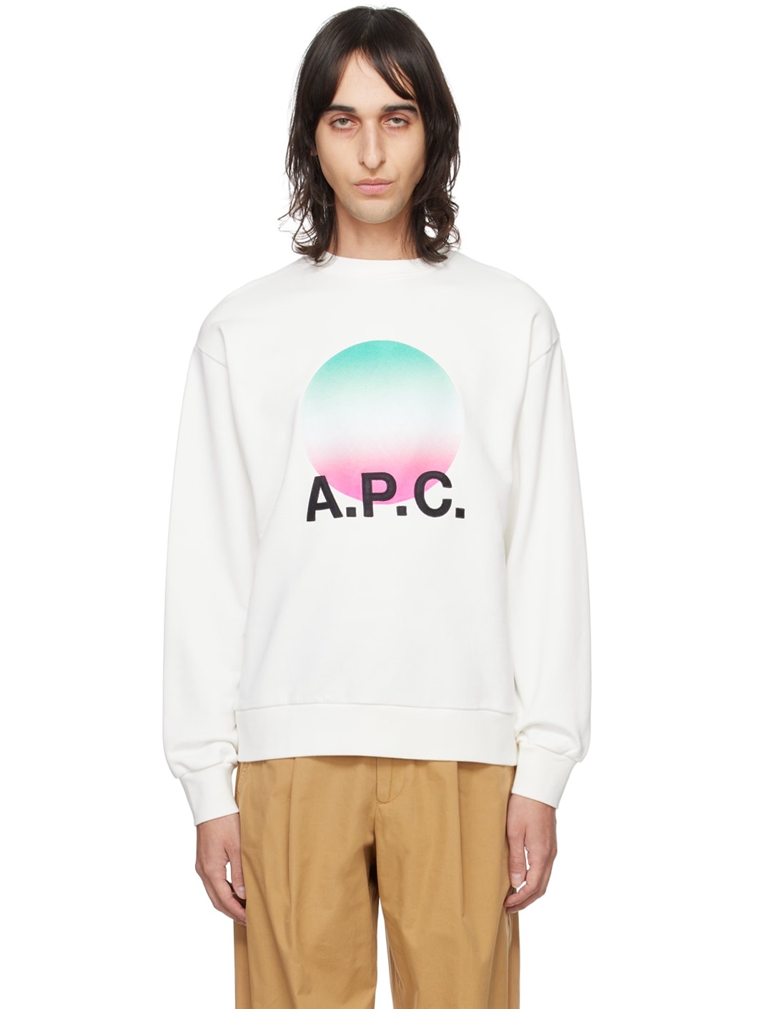 White Sunset Sweatshirt - 1