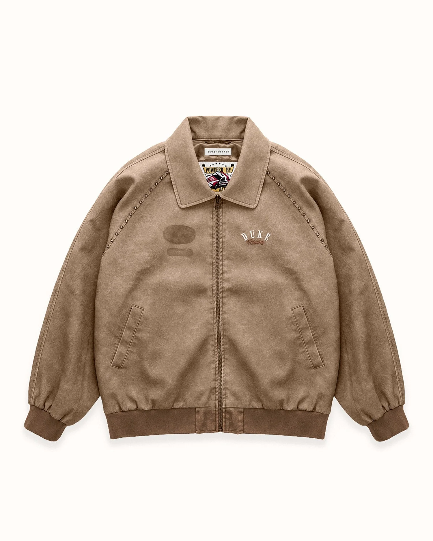 DR4 Sun Faded Tan Bomber Jacket - 1
