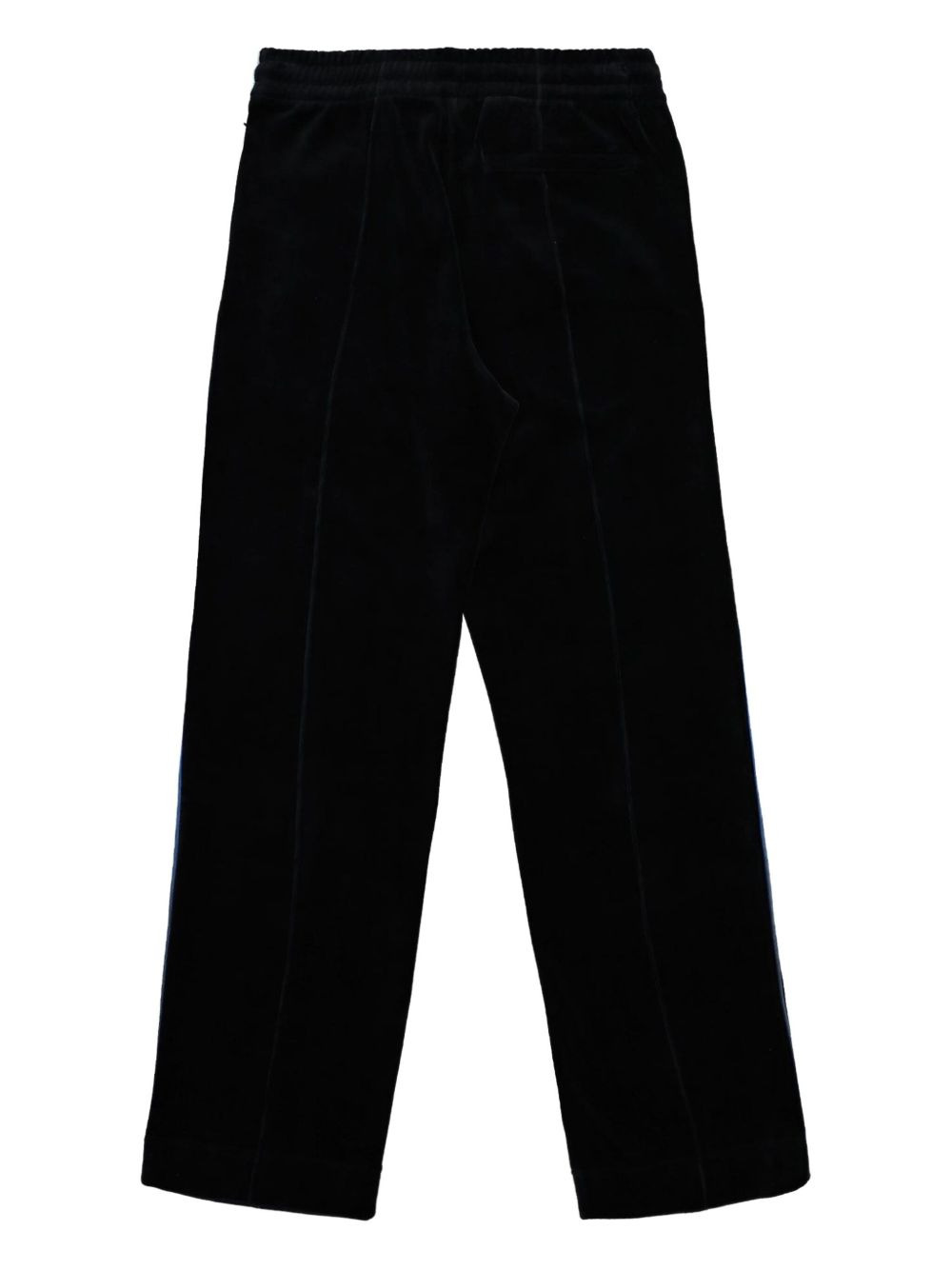 side-stripe velour track pants - 2
